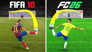 Thumbnail: 1 Impossible Goal With Neymar in Every FIFA