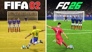 Thumbnail: Scoring 1 Free Kick Goal in Every FIFA