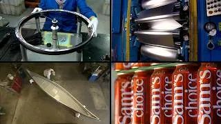 Thumbnail: How It's Actually Made - Aluminum Cans, Foil, Bike Wheels, Canoes, and More