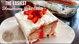 Thumbnail: The Easiest Strawberry Poke Cake for Your Summer Cookout!