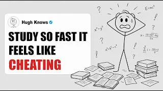 Thumbnail: How to STUDY for Exams So FAST it Feels Like CHEATING