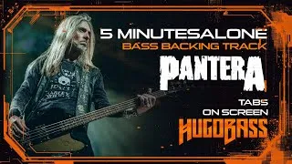 Thumbnail: Pantera – 5 Minutes Alone | Bass backing track w/tab | Tabs on screen | Rex Brown
