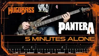 Thumbnail: Pantera – 5 Minutes Alone | Bass Playalong w/tab | Step-by-Step | Rex Brown
