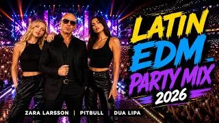 Thumbnail: Zara Larson x Pitbull x Dua Lipa - Midnight Sun | Latin EDM Party Mix 2026