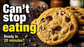 Thumbnail: Can’t Stop eating these Chocolate Chip Cookies in 20 Minutes | Crispy Edges Gooey Center 