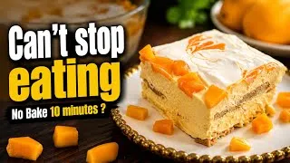 Thumbnail: 10 Minutes No Cooking Mango 🥭 Dessert you can’t stop eating, No Bake Cold Dessert 