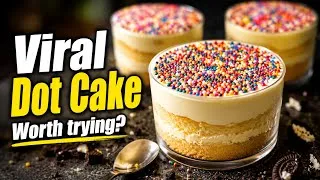 Thumbnail: Trying Viral Dot Cake at Home😱 CHEAPER and EASY recipe at Home 