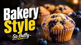 Thumbnail: Hum Sab k Favourite Muffins Bakery Style at Home (SO Soft & Fluffy!) 🫐