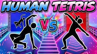 Thumbnail: HUMAN TETRIS PVP 🔥 | 1 VS 1 Showdown | High-Quality Immersive Interactive Warm-Up #6