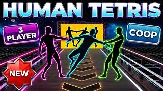 Thumbnail: 3 Player Human TETRIS: Can You Hold These Poses?