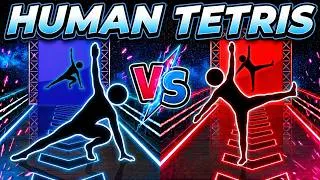 Thumbnail: 1v1 Human Tetris: Winner Takes All (Round 3 is CRAZY) 😱
