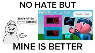 Thumbnail: Voting system that is better than erniec3's in every way | Piggy build mode roblox