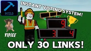 Thumbnail: Instant voting system with just 30 links. Super duper fast and optimised. Piggy build mods tutorial