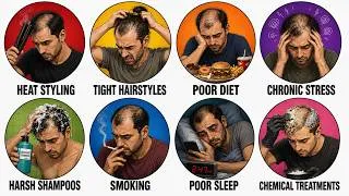 Thumbnail: Every Daily Habit That Causes Hair Loss Explained