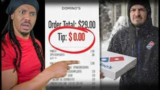 Thumbnail: NO TIP, NO FOOD! Pizza Driver REFUSES to Hand Over Food in Winter Storm