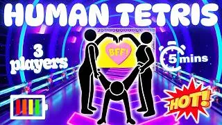 Thumbnail: HUMAN TETRIS 3 Player Co-op 🔥 | Interactive Warm Up | Level Up
