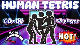 Thumbnail: 6 MIN Human Tetris | 3 Player Co-op CHALLENGE 💥 | Interactive Warm Up