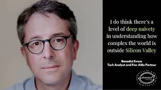 Thumbnail: A rational take on tech | Benedict Evans - Tech Analyst & Fmr A16z Partner