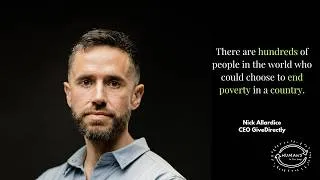 Thumbnail: Can you lift a country out of poverty? | Nick Allardice, CEO @givedirectly | Humans in the Loop