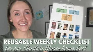 Thumbnail: Our Student Checklist for Weekly Lessons | Reusable | Homeschool Planning
