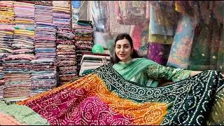 Thumbnail: Chunri Silk Suits & Dupatta at Amazing Prices | Wedding Series Mehendi Outfit Shawls with Plain Suit