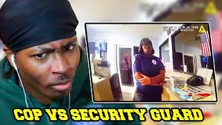 Thumbnail: COP VS SECURITY GUARD! Security Guard Refuses To Let Cop Through Reaction