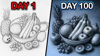 Thumbnail: I Learned to Draw in 100 Days with No Experience