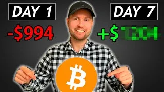 Thumbnail: I Tried Day Trading Bitcoin for a Week | Beginner Crypto