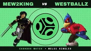 Thumbnail: The Cashbox #36 - Mew2King (Marth) vs. Westballz (Falco, Fox) - Losers Top 12