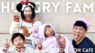 Thumbnail: Hungry FAM eats EVERYTHING at Pokémon Cafe & Tokyo Disneyland!