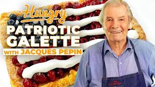 Thumbnail: How to make a Patriotic Raspberry & Blueberry Galette with Jacques Pépin