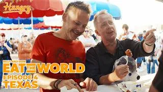 Thumbnail: Billy & Dom's World Food Tour reaches the Texas State Fair! | Exploring Texas Eats