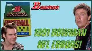 Thumbnail: 1991 Bowman NFL Errors: LACES OUT, DAN!