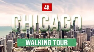 Thumbnail: 4k Chicago Walking Tour - Downtown, Riverwalk, Wabash