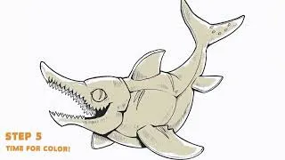 Thumbnail: Want to sketch some fin-tastic sharks ? Hungry Shark World
