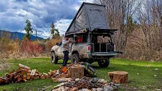 Thumbnail: Spring Truck Camping along a Montana River