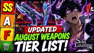 Thumbnail: THE ULTIMATE UPDATED AUGUST WEAPONS TIER-LIST! SKADI IS BROKEN NOW - SOLO LEVELING: ARISE