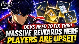 Thumbnail: REWARDS HAVE BEEN NERFED! PLAYERS ARE NOT HAPPY! DEVS NEED TO FIX THIS - Solo Leveling: Arise