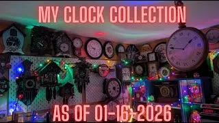 Thumbnail: My Clock Collection as of January 16th, 2026