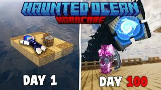 Thumbnail: 100 Hari Minecraft Hardcore HAUNTED OCEAN