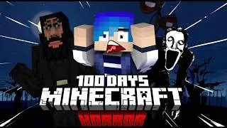 Thumbnail: 100 Hari Minecraft HORROR LAGI