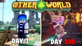 Thumbnail: 100 Hari Minecraft Hardcore OTHERWORLD