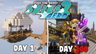 Thumbnail: 100 Hari Minecraft Hardcore di Atas Langit | FTB SKIES aero