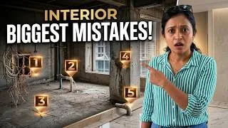 Thumbnail: Interior કરાવતા પહેલા આ 5 ભૂલ ક્યારેય ન કરતા! ⚠️ | Site Visit