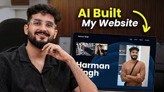 Thumbnail: I created a full website with AI (step by step tutorial)