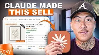 Thumbnail: I Made a Etsy Bestseller Using Claude