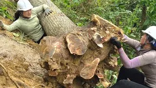 Thumbnail: Agricultural vehicle. Oh my God, that huge log fell on the girl. 