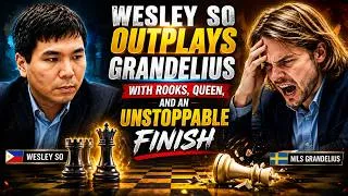 Thumbnail: Wesley So Invades with His Rooks, Crushes Grandelius, and Finishes with Qg5