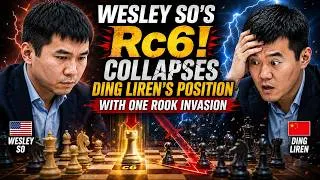 Thumbnail: Ding Liren Was Shocked by 5.h4! Wesley So Unleashes a Pawn Storm to Beat the Super-GM
