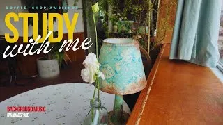 Thumbnail: 2-HOUR STUDY WITH ME CAFE ☕ | Cozy Rainy Coffee Shop + Chill Beats | Pomodoro 50/10